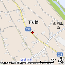 徳島県阿波市土成町宮川内下り松39周辺の地図