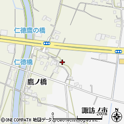 徳島県徳島市応神町西貞方鷹ノ橋19周辺の地図
