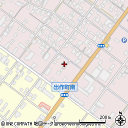 香川県観音寺市出作町464周辺の地図
