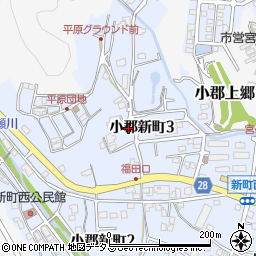 エスト福田口周辺の地図