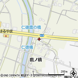 徳島県徳島市応神町西貞方鷹ノ橋28周辺の地図