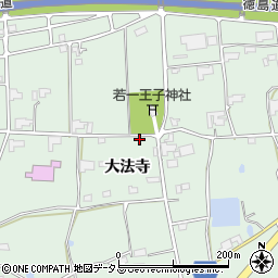 徳島県阿波市土成町土成大法寺周辺の地図