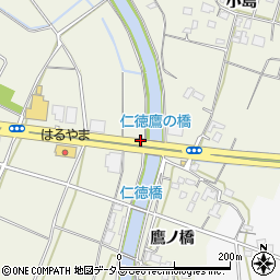 徳島県徳島市応神町西貞方周辺の地図