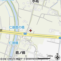 徳島県徳島市応神町西貞方鷹ノ橋17周辺の地図