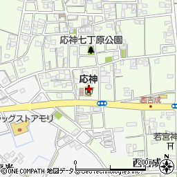 徳島市　応神保育所周辺の地図