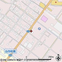 香川県観音寺市出作町517周辺の地図