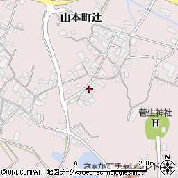 香川県三豊市山本町辻1282周辺の地図