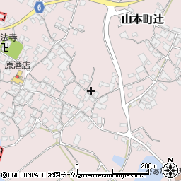 香川県三豊市山本町辻1111周辺の地図