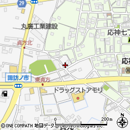 徳島県徳島市応神町東貞方貞光257周辺の地図