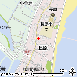 長原簡易郵便局周辺の地図