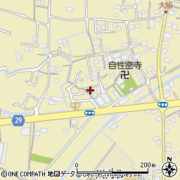 徳島県徳島市川内町大松411-5周辺の地図
