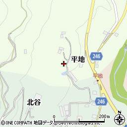 徳島県阿波市市場町犬墓平地28周辺の地図