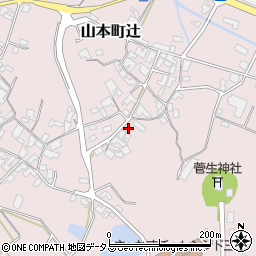 香川県三豊市山本町辻1284周辺の地図