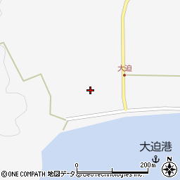 広島県呉市倉橋町大迫周辺の地図