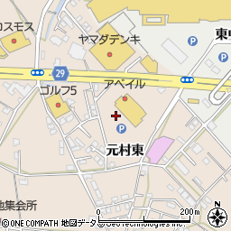 徳島県板野郡藍住町徳命元村東周辺の地図