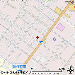 香川県観音寺市出作町414周辺の地図