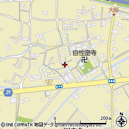 徳島県徳島市川内町大松411-6周辺の地図
