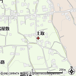 徳島県阿波市土成町吉田土取14周辺の地図