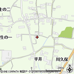 徳島県阿波市土成町吉田平井周辺の地図