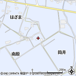 徳島県阿波市土成町高尾筒井周辺の地図