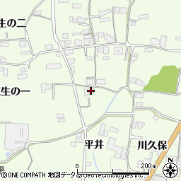 徳島県阿波市土成町吉田（平井）周辺の地図