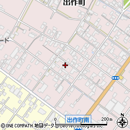 香川県観音寺市出作町446周辺の地図