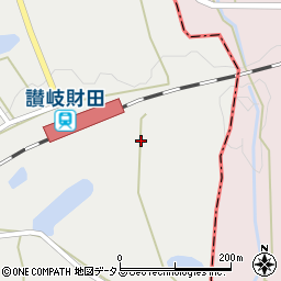 香川県三豊市財田町財田上7329周辺の地図