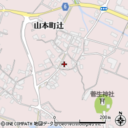 香川県三豊市山本町辻1204周辺の地図