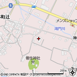 天理教香山分教会周辺の地図