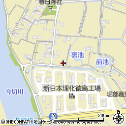 徳島県徳島市川内町中島210周辺の地図