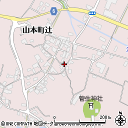 香川県三豊市山本町辻1200-1周辺の地図