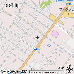 香川県観音寺市出作町378周辺の地図