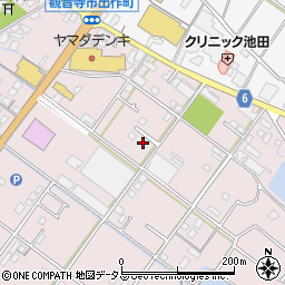 香川県観音寺市出作町627-5周辺の地図