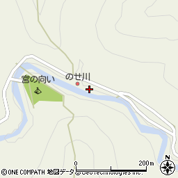 野迫川温泉ホテルのせ川周辺の地図