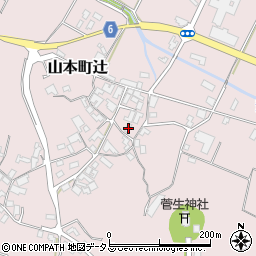 香川県三豊市山本町辻1200周辺の地図