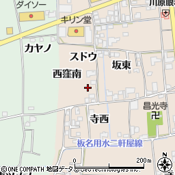 徳島県板野郡上板町椎本スドウ周辺の地図