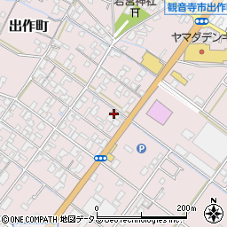 香川県観音寺市出作町373周辺の地図
