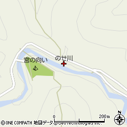 野迫川温泉周辺の地図