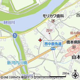 香川県三豊市山本町財田西653周辺の地図