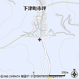 和歌山県海南市下津町市坪181周辺の地図