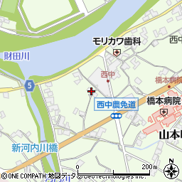 香川県三豊市山本町財田西653-3周辺の地図