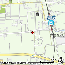 徳島県徳島市応神町吉成長田61周辺の地図