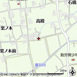 徳島県板野郡上板町七條高殿26周辺の地図