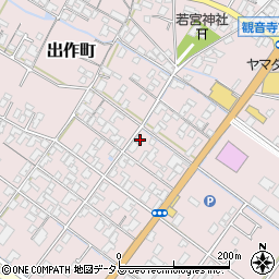 香川県観音寺市出作町380周辺の地図