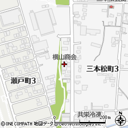 有限会社横山商会観音寺倉庫周辺の地図