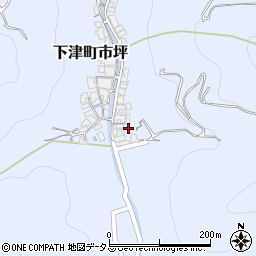 和歌山県海南市下津町市坪1424周辺の地図