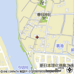 徳島県徳島市川内町中島245周辺の地図