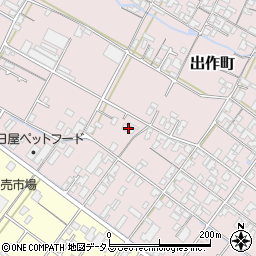 香川県観音寺市出作町232周辺の地図