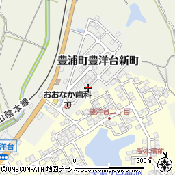 山口県下関市豊浦町豊洋台新町周辺の地図