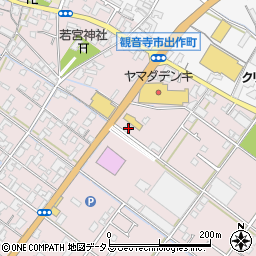 香川県観音寺市出作町547周辺の地図